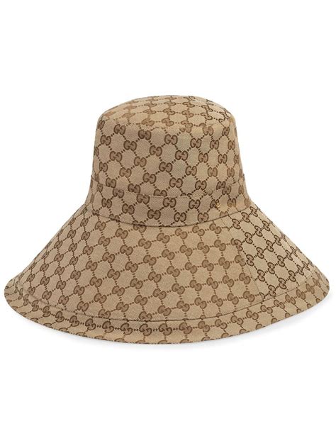 gucci large-brim sun hat